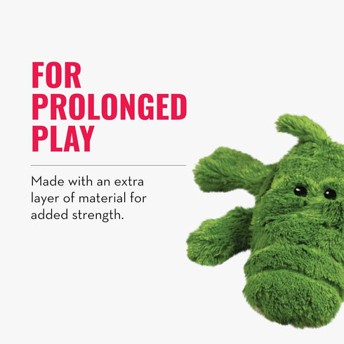 Cozie KONG Ali Alligator Dog Toy, Small