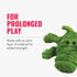 Cozie KONG Ali Alligator Dog Toy, Small