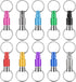 Funrous 10 Packs Detachable Keychain, Quick Release Pull Apart Key Ring with 2 Split Rings for Bag Purse