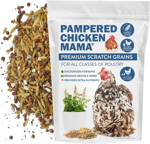 Pampered Chicken Mama Premium Scratch Feed Treat - High Protein & High