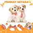 Reginary 100 Pieces Dog Bow Tie Collar Set, 40 Dog Neckties, 30 Puppy Bow Ties, 30 Collar Flowers for Small Medium Dogs