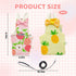 ZHLKHIOP 3 Pieces(Large) with Peach and Pineapple Patterns,Bird Diaper, Cotton Fabric, Waterproof Design, Easy
