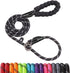 Slip Leads Dog Leash, 4/5/6 FT with Comfortable Handle, Heavy Duty Reflective Rope Training Leash (1/2''- 4FT, Black)