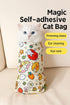 Trimming, Cat Wrap for Nail Magic Grooming Blanket Anti-Scratch Restraint Bag for Cats, Self-Adhesive, Breathable