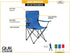 (146115) Quik Shade Chair Portable Folding Chair with Arm Rest Cup Holder and Carrying and Storage Bag, Red