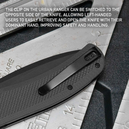 704 Gear V2 3.74" 14C28N Urban Ranger | EDC Folding Pocket Knife with Ambidextrous Thumbstud and Crossbar Lock | Blade