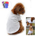 lovelonglong Basic Dog Polo Shirts, Premium Cotton Polo T-Shirts for Large Medium Small Dogs, White, XXXL
