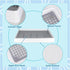 Chinchilla FHTONGE Extra Large Rabbit Litter Box Trainer Tray, Bunny Potty Training Litter Box for Cage,Rectangular