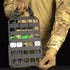 Portable MOLLE Panel Organizer with QLS Adapter Base for Tactical IFAK Pouch Gun Holster Holder Mount