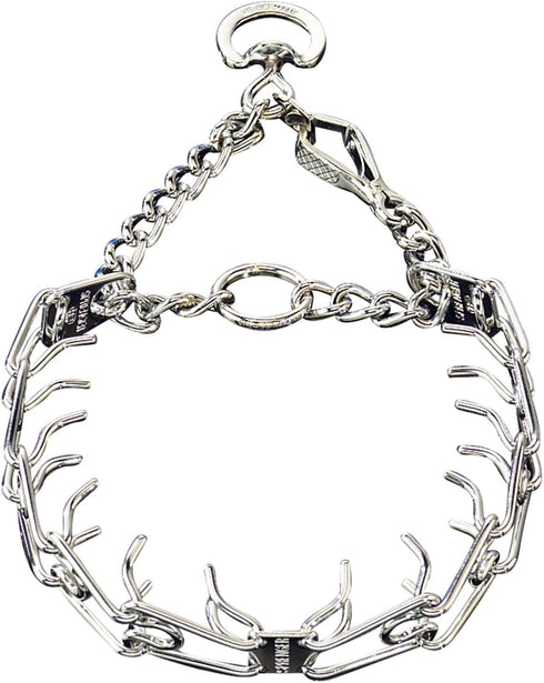 Herm Sprenger Chrome Plated Training Collar, Quick Release Snap, Medium Size, 3.0mm, 21-Inch