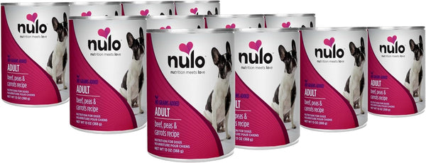 Nulo Grain-Free Beef, Peas & Carrots Recipe Adult Wet Canned Dog Food,