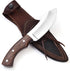 Nessmuk Knife Bushcraft Knives, 8.75 Inches Fixed Blade Hunting Knife, Outdoor Survival Knife with Sheath
