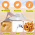 Small Reptile Food Plastic Replacement Cup, 1 oz Worm Water Dish Feeder for Tortoise, Lizard, Bearded Dragon