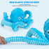 Indestructible Dog Toys for Aggressive Chewers, Octopus Tug of War Stuffed Chew Toys for Large and Small Dogs
