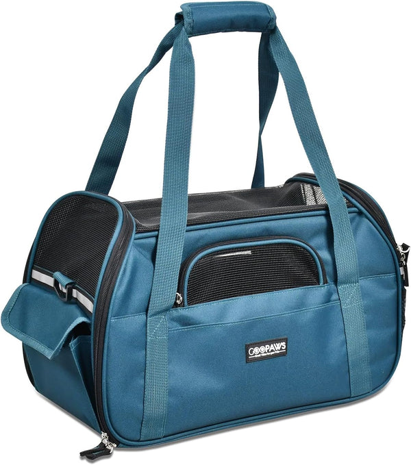 JESPET Soft-Sided Kennel Pet Carrier for Small Dogs, Cats, Puppy, Airline Approved