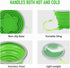 JBER Silicone Collapsible Travel Cup, Silicone Folding Camping Cup with Lids for Outdoor Hiking Travel