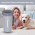 Dog Paw Cleaner for Large Dogs, Muddy Paw Washer with 3 Towels & Dog Bath Brush