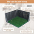 Dog Pee Pad Holder with High Walls, Portable Dog Litter Box for Inside Potty, Splash-Proof Pee Shield Pad Holder Tray