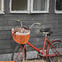 32X27X21Cm GANAZONO Rattan Woven Bike Basket Front Carrier with Pet Cage Liner, Natural Tone, Sturdy Bike Storage
