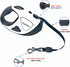 Retractable Dog Leash with Built-in LED Light, Tangle Free, 10 Ft Long for Small to Medium Dogs up to 44 Lbs