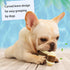 Dog Chew Toys for Aggressive Chewers, 2 Pack Real Beef Flavor, Indestructible Teething Toys for All Breeds