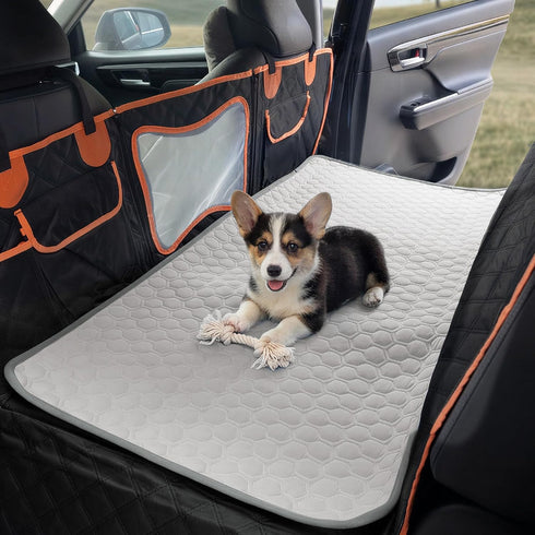 Soulbond Backseat Dog Cooling Mat for Cars - 24.5"x52" Washable Back Seat