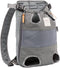 Dog Carrier Backpack, Legs Out Front, Airline Approved for Small Medium Large Dogs, Canvas Mesh Free Cat Travel Bag