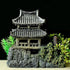 Classical Lifelike Chinese Landscape Resin Aquarium Castle Decorations, Fish Tank Ornaments (Building)