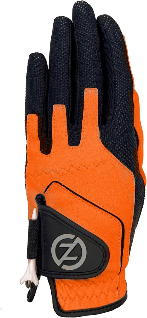 Junior Compression-Fit Synthetic Golf Gloves, Zero Friction, Universal Fit One Size