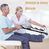 Stretching Strap Yoga Strap for Physical Therapy with 10 Loops, Non-Elastic Stretch Band