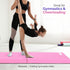 Matladin 6' 6ft 2ft 2in Folding Tri-fold Gymnastics Gym Exercise Aerobics Mat, x x PU Leather Tumbling Mats with Hook