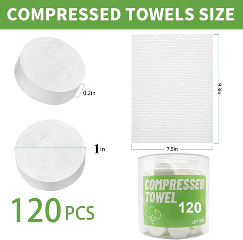 240 PCS Disposable Face Towel, Compressed Towels, Coin Towels for Travel Camping Hiking, Magic Towel Portable Soft