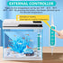 hygger Mini Submersible Aquarium Heater, 50W-Key, Digital Display/Five-Key Controller for Turtle and Betta Tanks