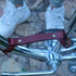 TOURBON Leather Bike Handle Strap, Bicycle Frame Carrying Lifter