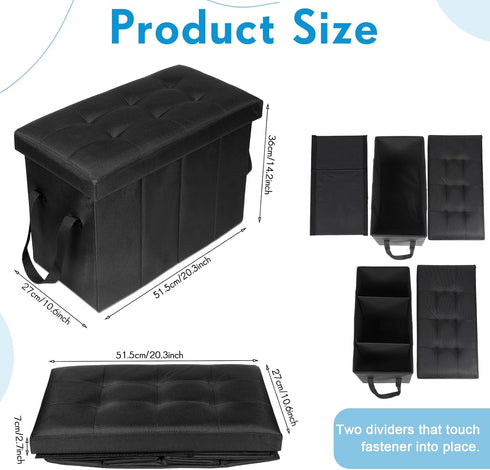 300lbs Off(1 Pack) Car Back Seat Extender for Dogs up to Car Seat Extender Back and Front Gap Filler with Storage
