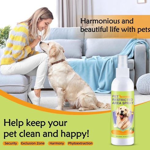 Cat Deterrent Spray for Peeing, Effective Dog Repellent for Indoor and Outdoor Use, Alcohol-Free