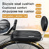 Set hatleues Extra Wide Bike Back Seat Cushion Bike Seat with Backrest Bike Armrest Footrest Handrail Pedals Kids Child