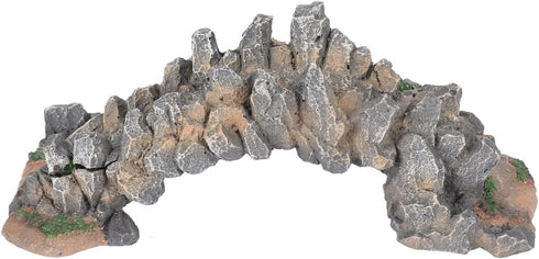 Tnfeeon Aquarium Resin Arch Bridge, Beautiful Decoration for Fish
