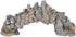 Tnfeeon Aquarium Resin Arch Bridge, Beautiful Decoration for Fish
