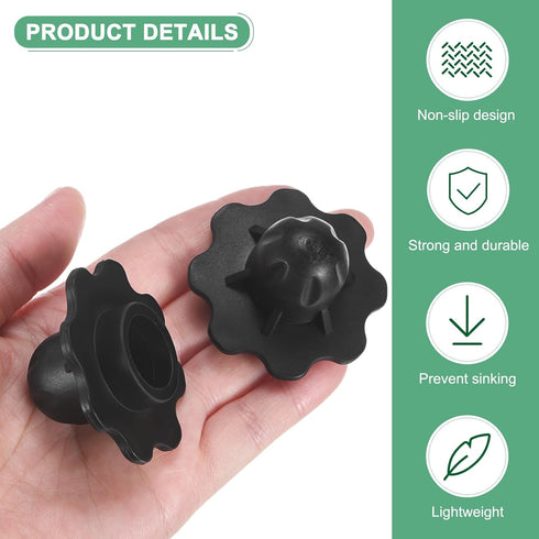 8-Pack 0.71"/ 18mm M METERXITY Camping Chair Foot, Tubing Dia Detachable Camping Chair Leg Covers Anti-Slip Stool Feet