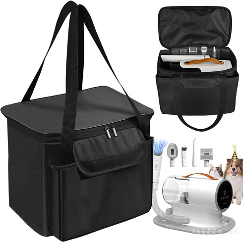 NUENSS-ROR Carrying Bag for Dog Grooming Vacuum, Portable Outdoor Pet Hair Vacuum Travel