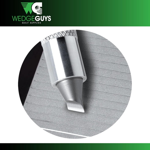 nU Groove Sharpener - Golf Club Groove Cleaner and Re-Grooving Tool, PGA Recommended for Optimal Backspin Restoration.
