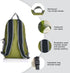 Outlander Packable Lightweight Travel Hiking Backpack Daypack, Green