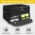 YOREPEK 2 Layer Waterproof Golf Trunk Organizer with Ventilated Compartment for 2 Pair Shoes and Accessories