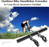 Yizhet Lightweight Bike Handlebar Extender, Durable Double Bracket for Speedometer & Phone Mount