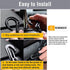 DYKESON Dog Car Net Barrier, Pet Barrier with Auto Safety Mesh Organizer for Cars, SUVs, Easy Install