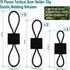 Waydress Molle Accessories Tactical Backpack Webbing Attachments Straps Clip Kit, 3 Sizes