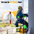 Self-Locking Rope Grab Ascender, Alloy Steel for Heavy Industry, Roofing, Construction, and Fall Protection