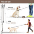 Heavy Duty Rope Bungee Leash for Large Medium Dogs, Anti-Pull, No Slip Reflective (Brown, Bungee Leash- 5.5 Ft)