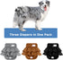 3 Pack, Reusable Dog Diapers, Washable, Highly Absorbent, Flexible, Leak-Proof, for Dog Period, Heat Incontinence